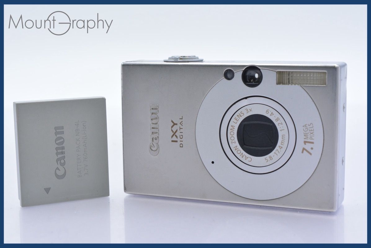 ☆ジャンク特価☆ キヤノン Canon IXY DIGITAL 10 3x バッテリー付属