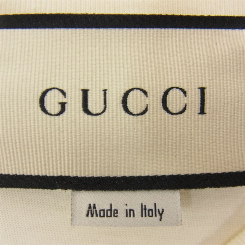 GUCCI グッチ 19SS 493117 XJAN8 【クリーニング済】リップ プリント 赤い唇 半袖 Tシャツ TEE オフホワイト系  XS【中古】 - メルカリ