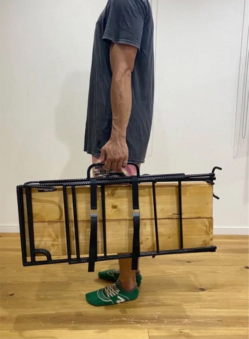 ☆三段アイアンラック 持ち運び超簡単 ランタン&キッチンスタンド  