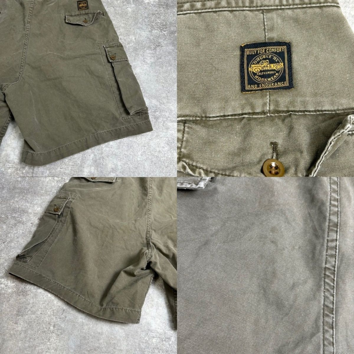 RRL ダブルアールエル 90's RRL 三ツ星タグ カーゴハーフパンツ