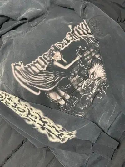 XL トラビス スコット 韓国 コンサート マーチャンダイジング MD 商品 黒 フーディー