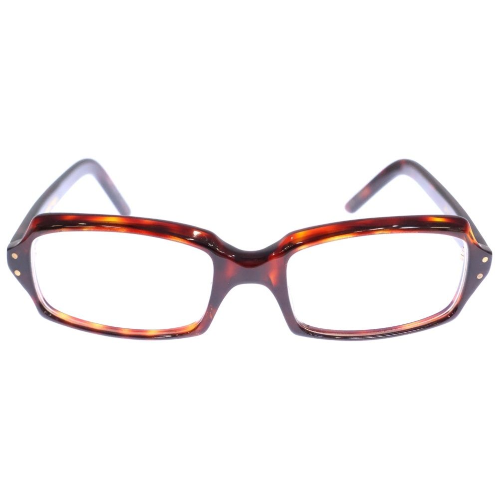 OLIVER GOLDSMITH オリバーゴールドスミス SHAH-g Eyewear スクエア アイウェア 眼鏡 度入り ブラウン 54□20‐140