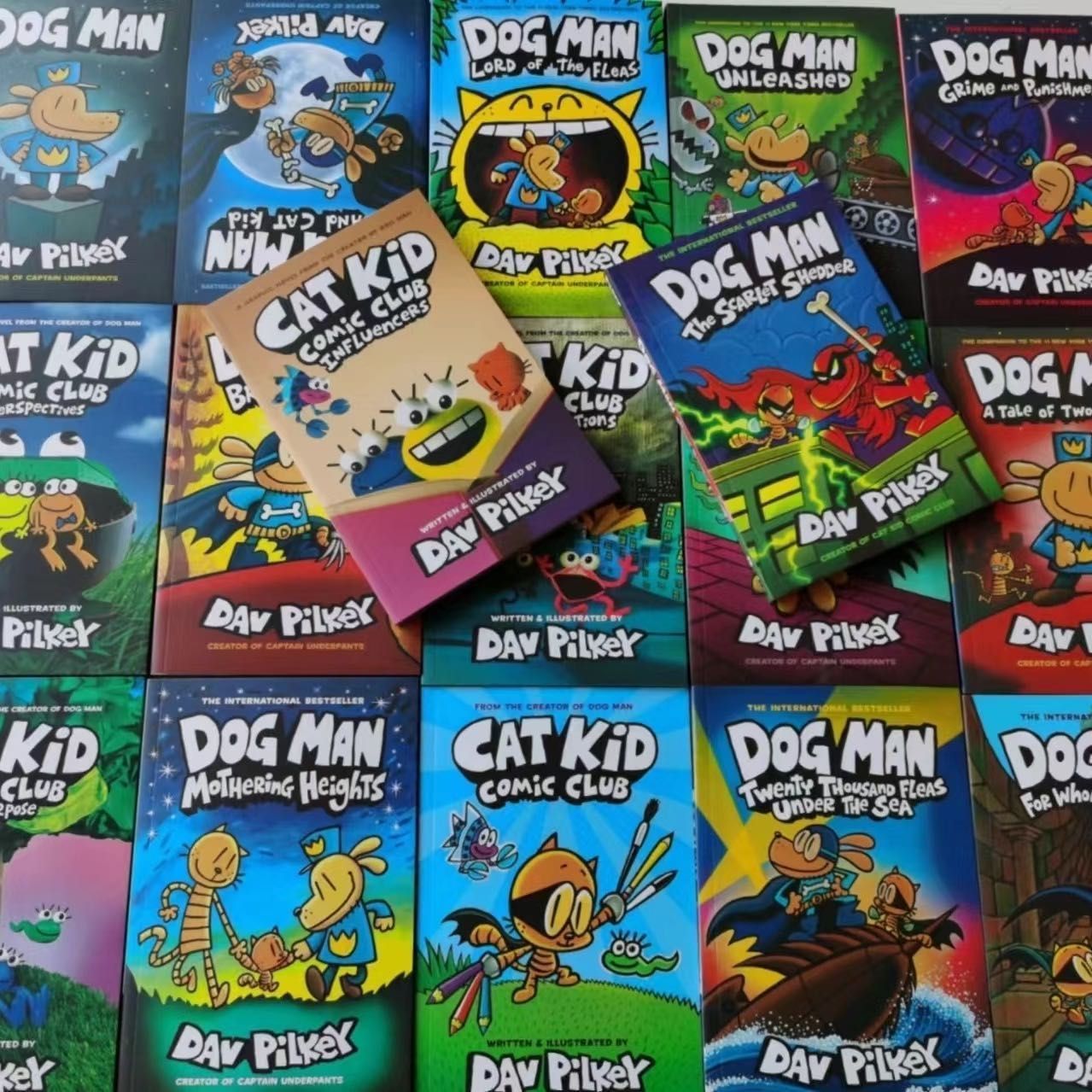 熱販売 Dog 美品 Man kkk 大人気 子ども 英語絵本 洋書 17冊 Pilkey Dav 洋書