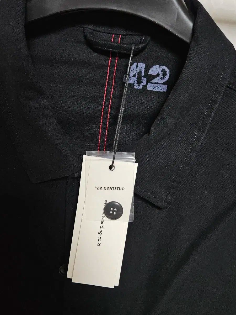 OUTSTANDING ラブ モールスキン フレンチ ワークジャケット ブラック L KANDAIZUMI_COM