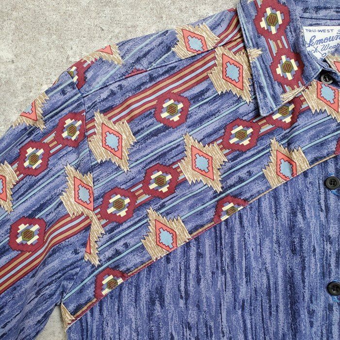 70's 70年代 Rockmount Ranch Wear 変形ウエスタンシャツ ロック