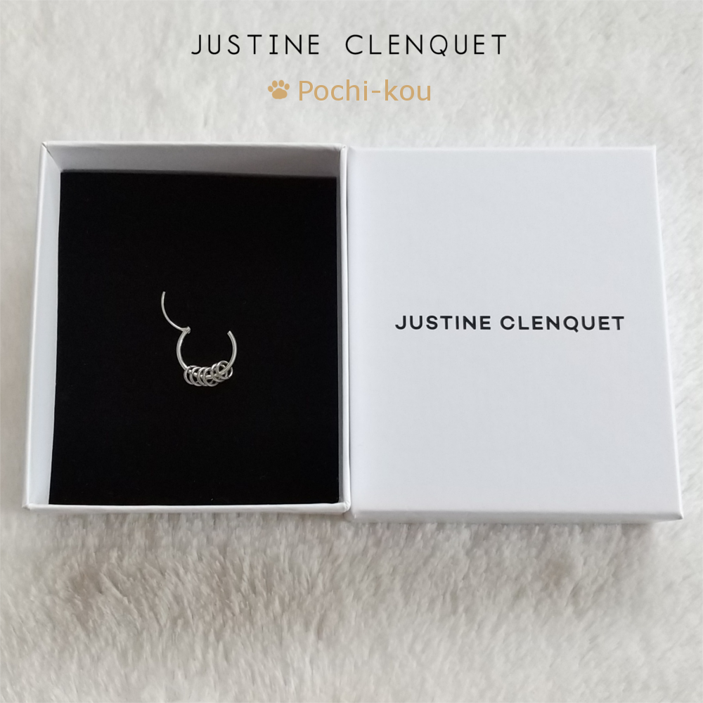 Justine Clenquet Drew hoop Single - ピアス(片耳用)