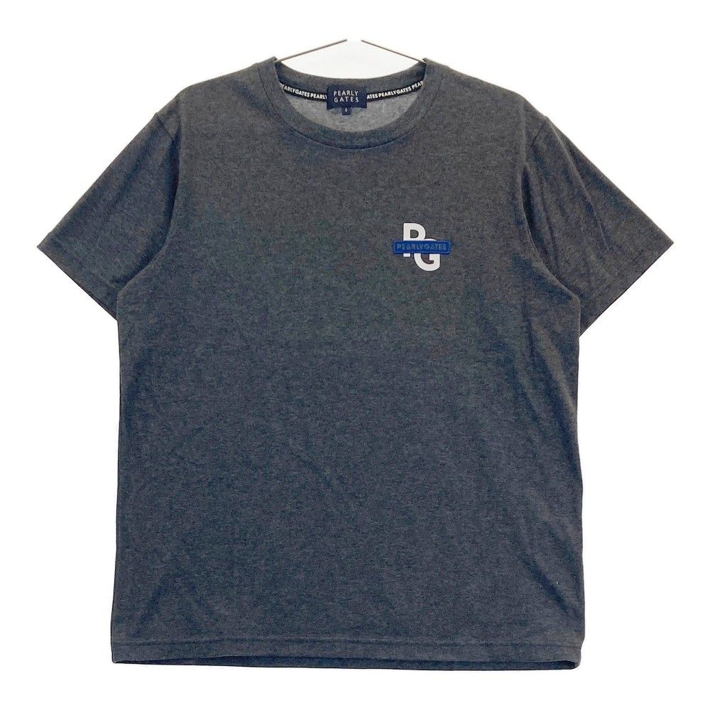 サイズ：4 PEARLY GATES パーリーゲイツ  半袖Tシャツ  グレー系 [240101248681]# ゴルフウェア メンズ ストスト