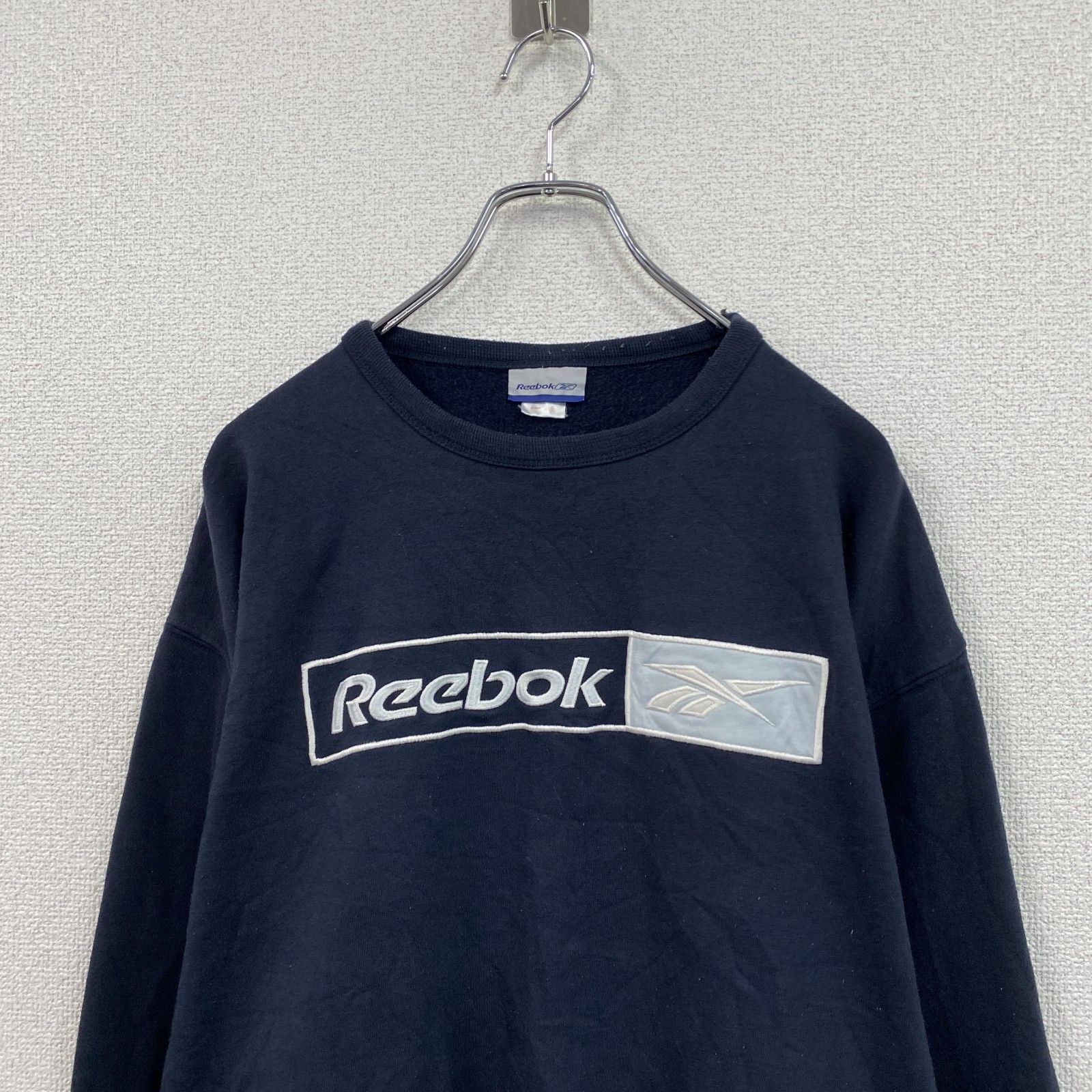 古着 used Reebok リーボック スウェット/トレーナー 紺 ネイビー L 