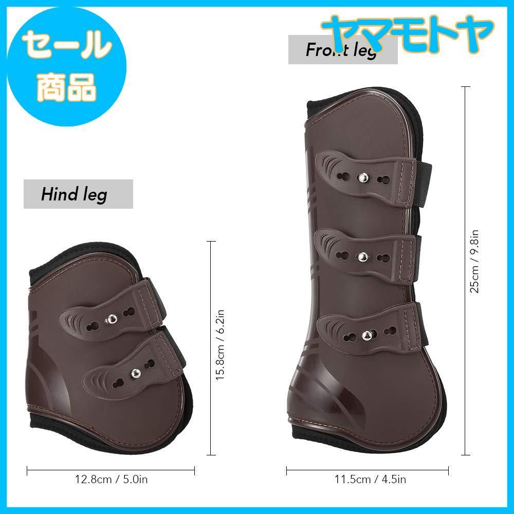 特売】LIXADA 馬用 前後肢プロテクター ホースブーツ レッグ
