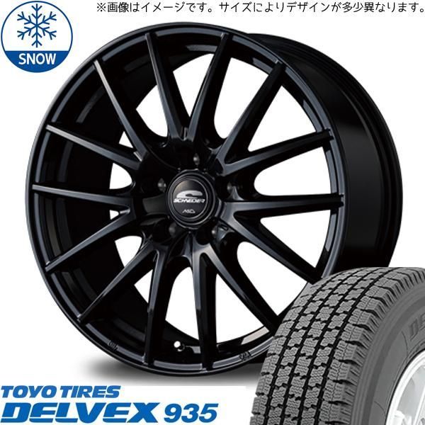 145R12 6PR スタッドレスタイヤホイールセット ハイゼットジャンボ etc (TOYO DELVEX 935 & SCHNEIDER  SQ27 4穴 100) - メルカリ