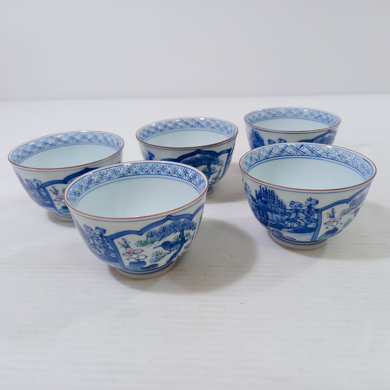 有田焼 華山 萬右衛門 湯呑み 5客セット - メルカリ
