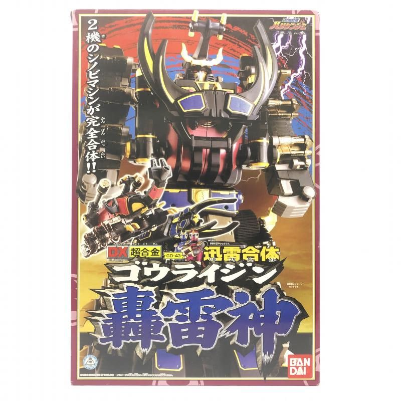 【中古】開封･箱傷み有) DX超合金 GD-43 迅雷合体 轟雷神 バンダイ[66]