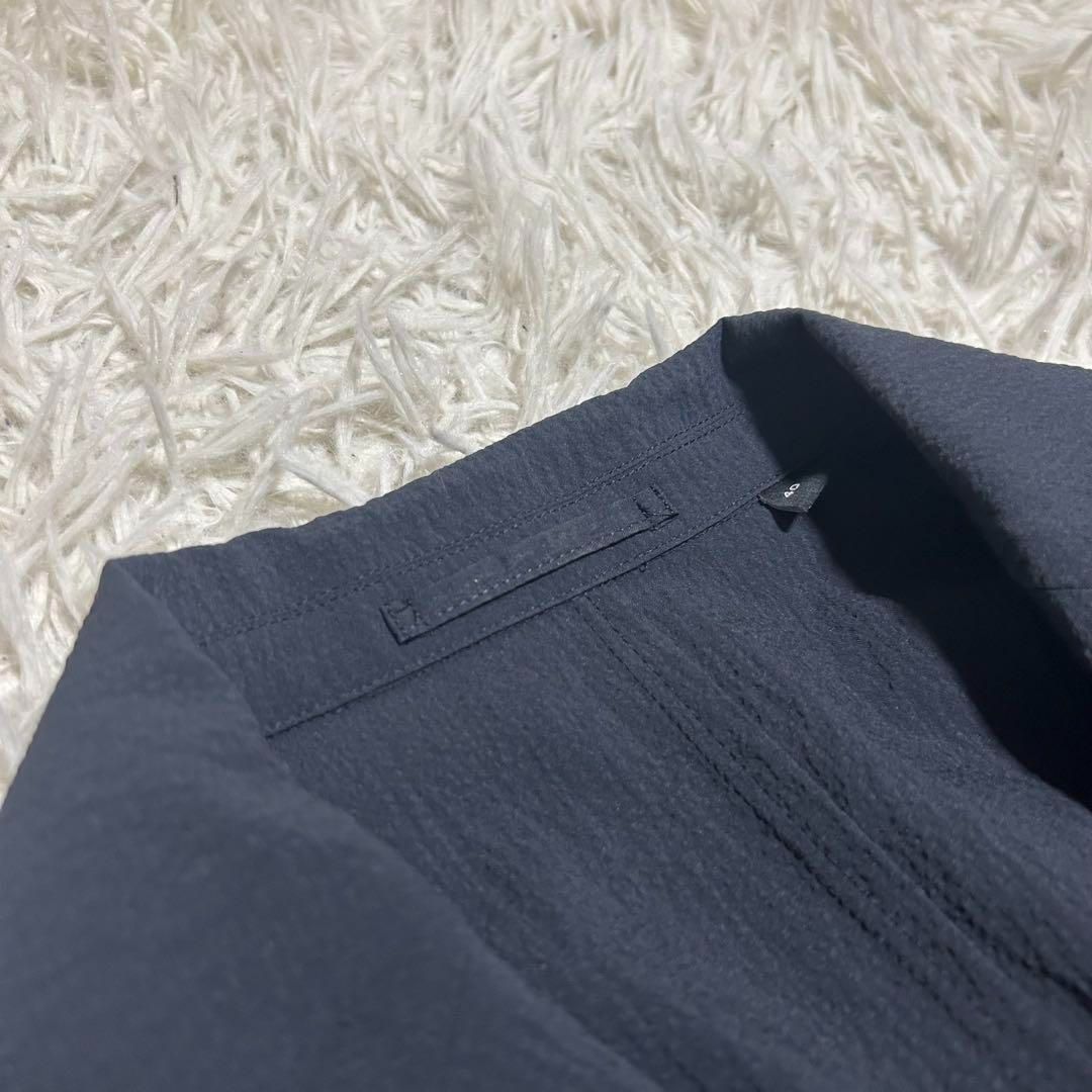 セオリー ストレッチシアサッカー スーツ セットアップ L相当 ネイビー