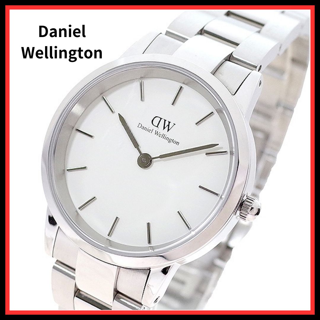 【限定入荷】Daniel Wellington ダニエルウェリントン 腕時計 ICONIC LINK 32 DW00100205 ホワイト シルバー