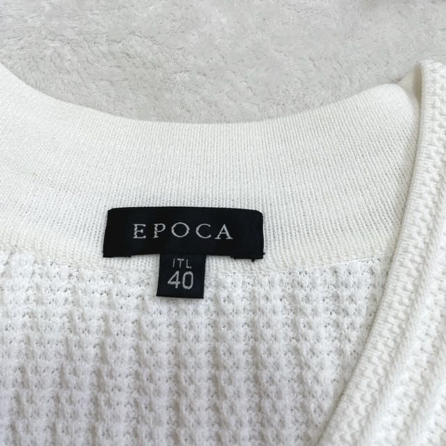 EPOCA(エポカ)フラワーモチーフデザインニットアンサンブル サイズ40 