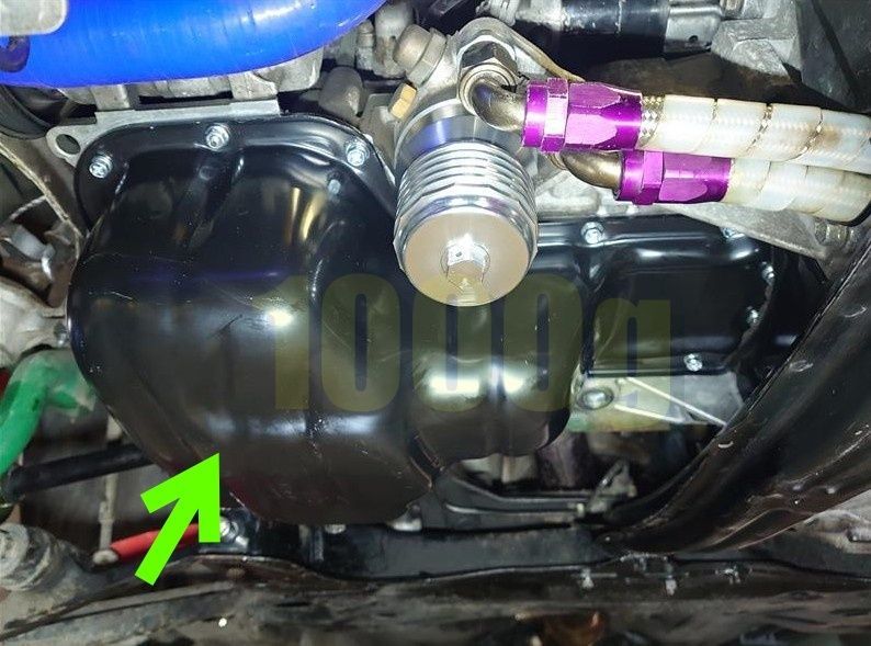 トヨタ純正 超 品 カローラ フィールダー ランクス アレックス エンジン オイルパン ZZE122 ZZE124 1ZZFE