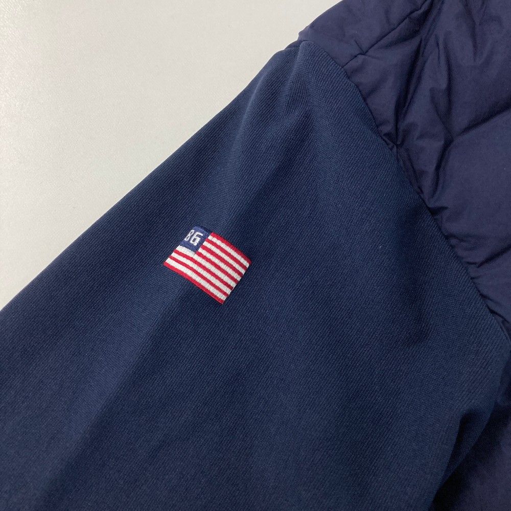 ブリーフィングゴルフ ハイブリッドダウンパーカ ネイビー メンズ S