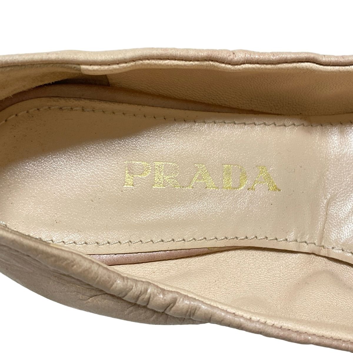 希少稀な PRADA(プラダ) ピンク - レディース 38 フラットシューズ 靴