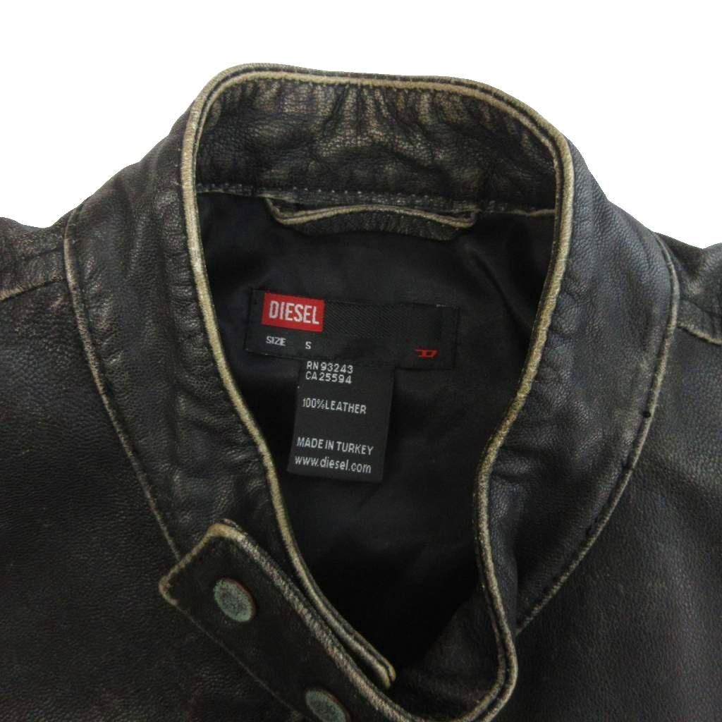ディーゼル DIESEL ライダースジャケット ブルゾン シングル