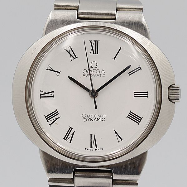 デッドストック級 稼働 良品 オメガ ジュネーブ ダイナミック 青/銀 AT/自動巻 ヴィンテージ レディース腕時計 NSY13355ABC 7910100 8DIT デッドストック級 稼働 オメガ AT TOOL107 ジュネーブ ダイナミック