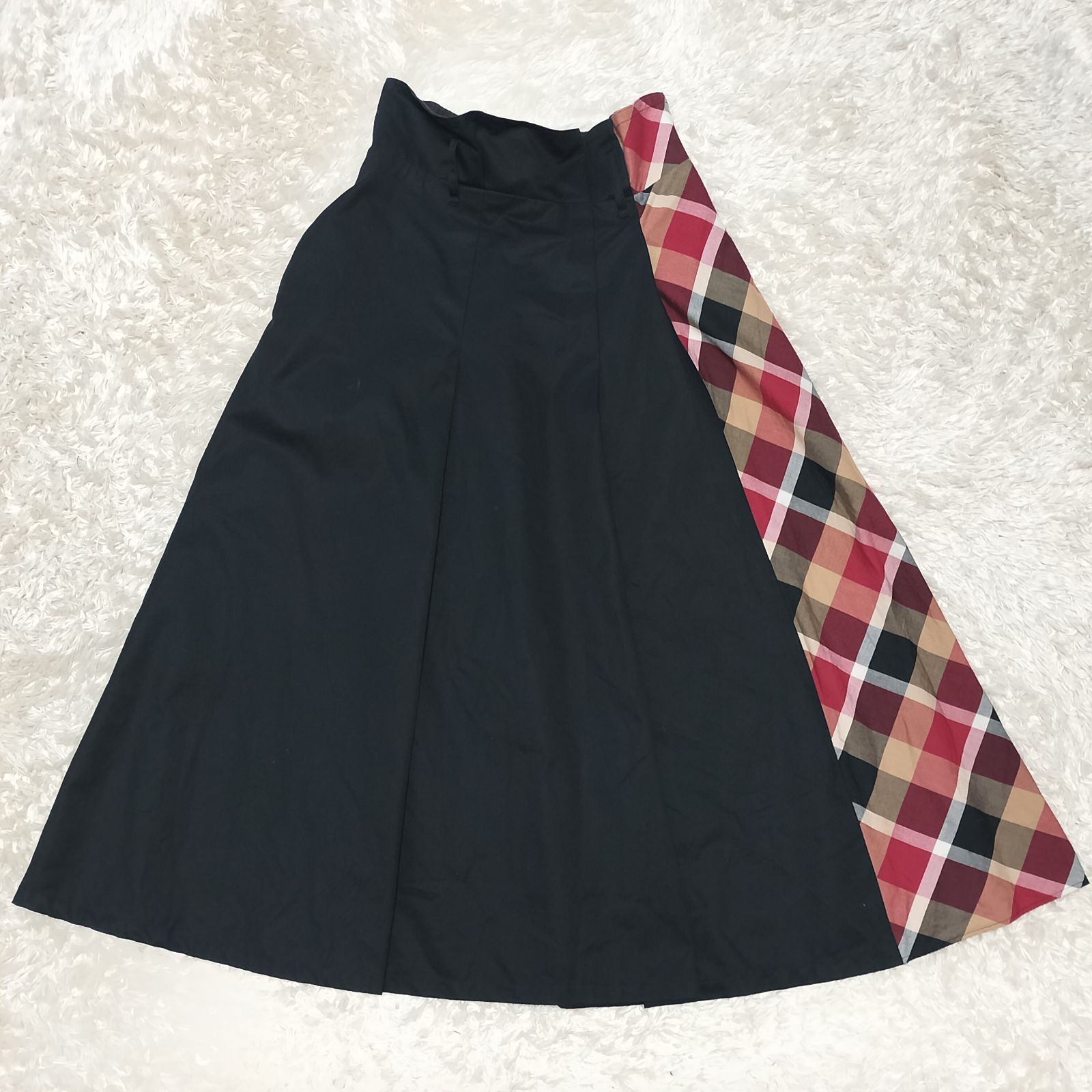 未使用級】バーバリーブルーレーベル✨38 ノバチェック ミニ