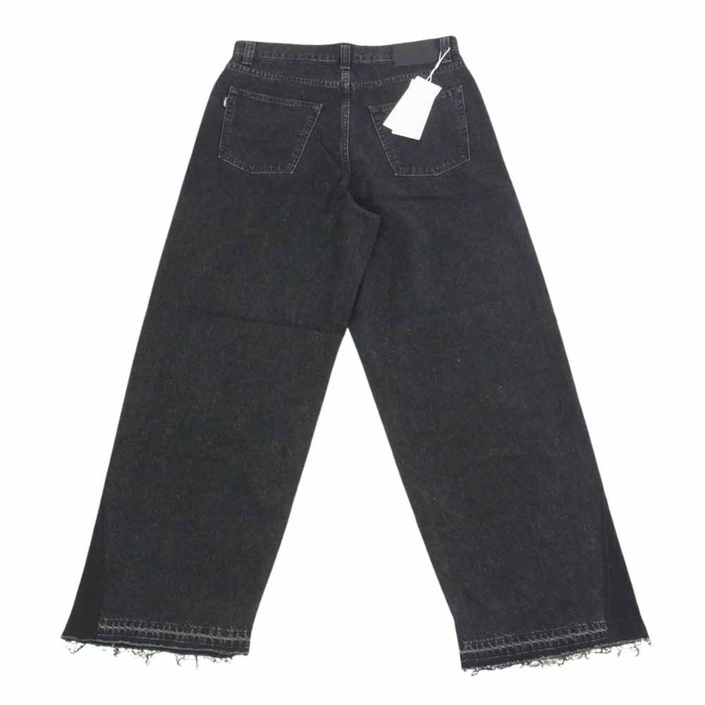 Jieda ジエダ Jie-STD-PT22 USED BAGGY DENIM BLACK ユーズド バギー