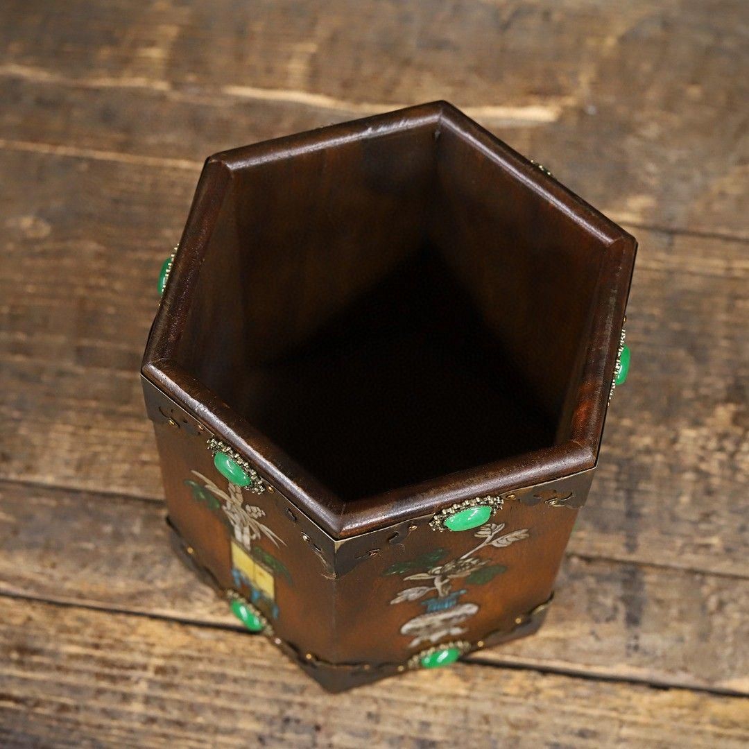 筆筒 古文房具