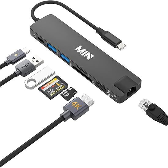 【在庫処分】USB C ハブ 7in1 【4K HDMI/有線LAN 100Mps /PD 100W /USB3.0 u0026 USB2.0 ポート/TF u0026 SDスロット搭載】変換アダプタtype c thunderbolt 3/4 対応 タイプc ハブM