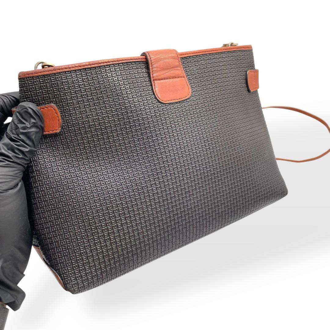 大人 可愛い 服  バリー BALLY 美品 ヴィンテージ レザー PVC ショルダーバッグ バッグ