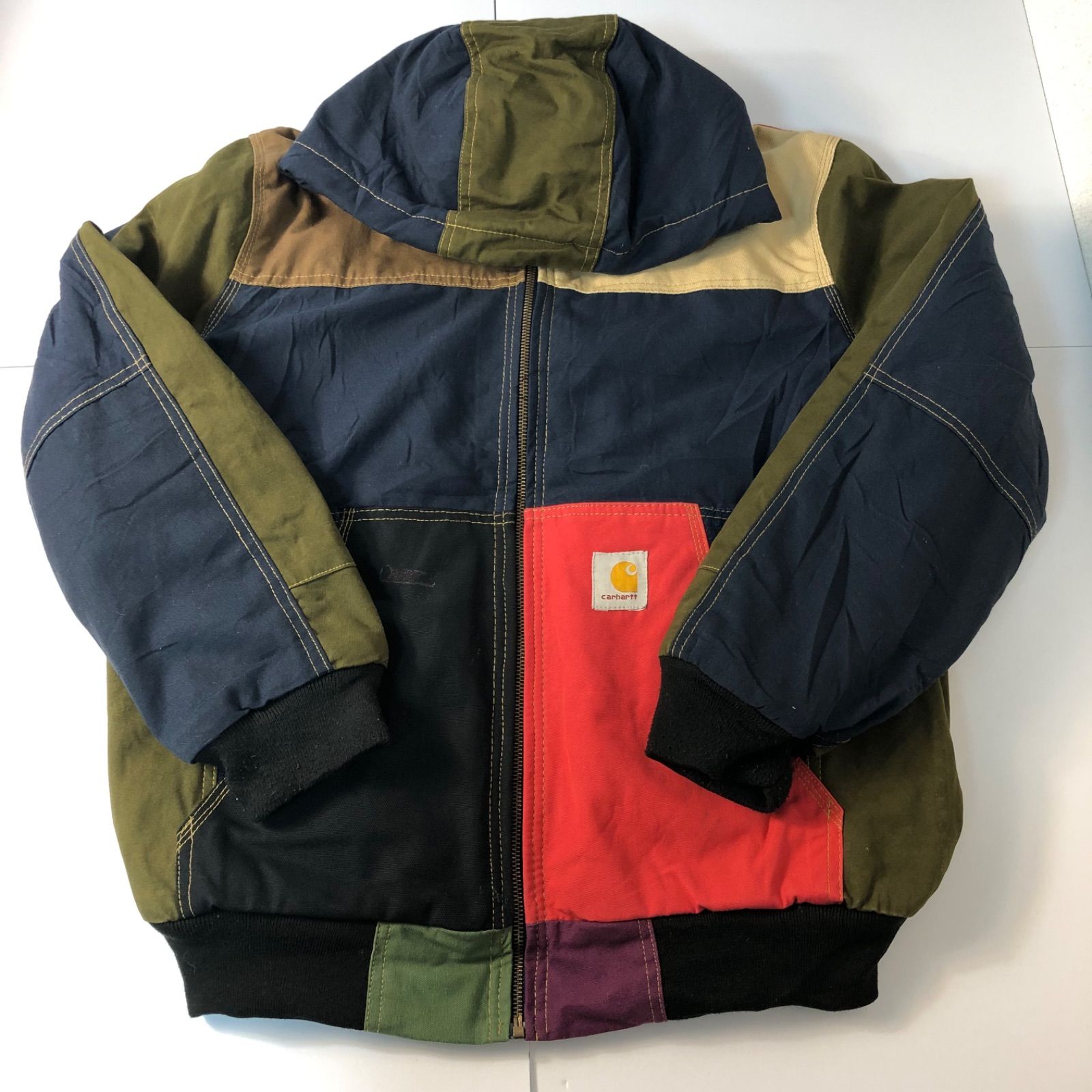 Carhartt リメイクジャケット ダック ワーク デトロイト Carhartt リメイクダックジャケット カーハートデトロイト