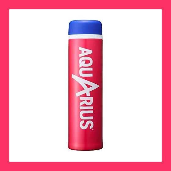 ドウシシャ アクエリアス スリムボトル 400ml スポーツボトル ピンク 