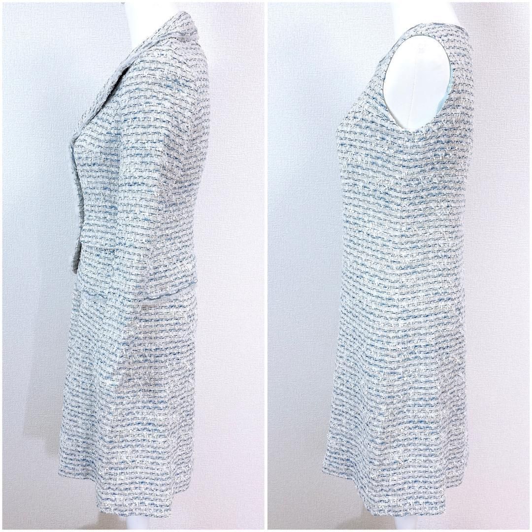 Harrods ジャケット&ワンピース ネイビー 濃紺 Harrods セットアップ ワンピーススーツ ジャケット付き