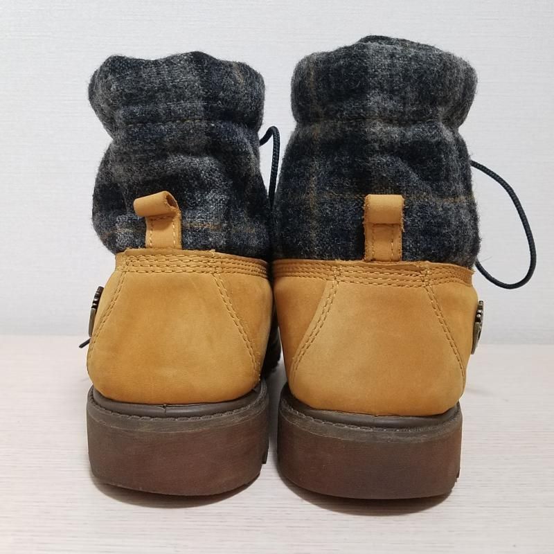【美品】Timberland × Woolrich ロールトップブーツ 7W Timberland ティンバーランド 6140A アイコン ロールトップ