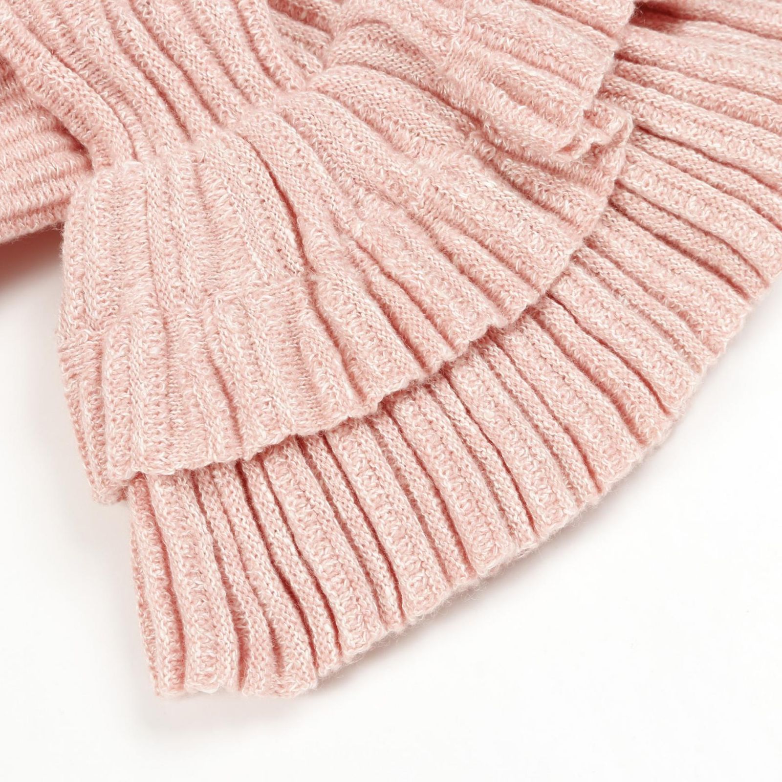 【CHANEL】COCOマーク　カシミア　ペールピンク　ニット シャネル】美品 CoCoマーク カシミア ペールピンク ニット 本物保証