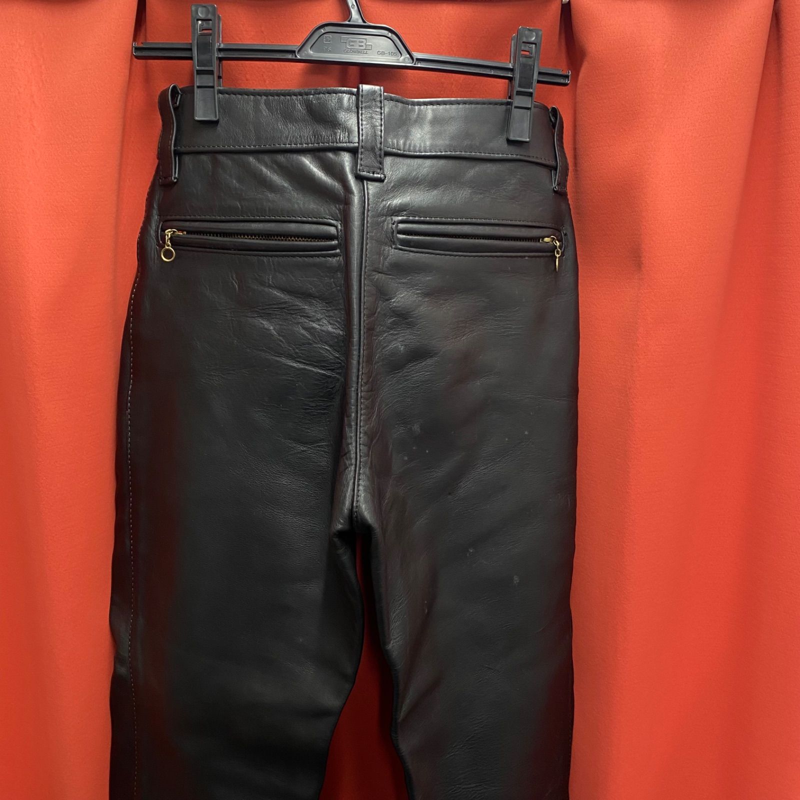 VANSON バンソン レザー パンツ ストレート ブラック アメリカ製