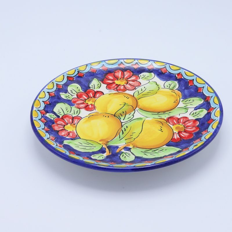 ヨーロッパで購入さした工芸飾り皿 イタリア高級雑貨 飾り皿 陶器 タイル おみやげ ヨーロッパ