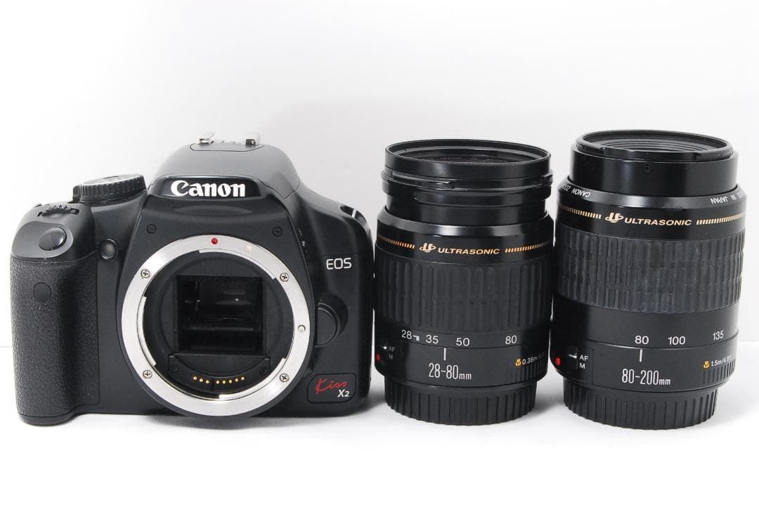 少シャッター数 Canon Kiss x2 人気 一眼レフ カメラ スマホ転送