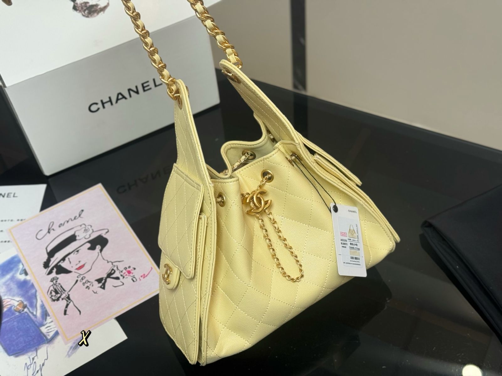 【可愛いミニサイズ♪】CHANEL 25SS ミニバッグ まさに追及の可愛さ】CHANEL☆ミニショルダーバック☆25S限定