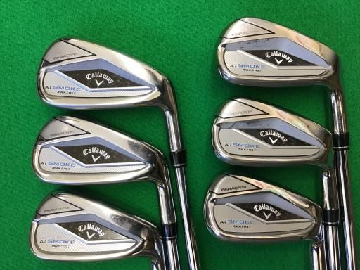 キャロウェイ PARADYM Ai SMOKE MAX FAST 7 S アイアンセット IR NS PRO ZELOS フレックスS メンズ 男性用 右利き 右用 Cランク ゴルフクラブ