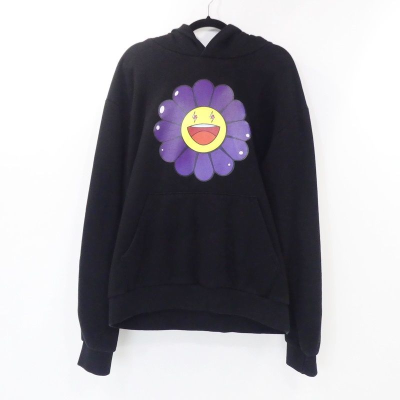 姫路東店 J BALVIN | ジェイバルヴィン パーカー MORADO LARGE FLOWER HOODIE ブラック サイズ L 103