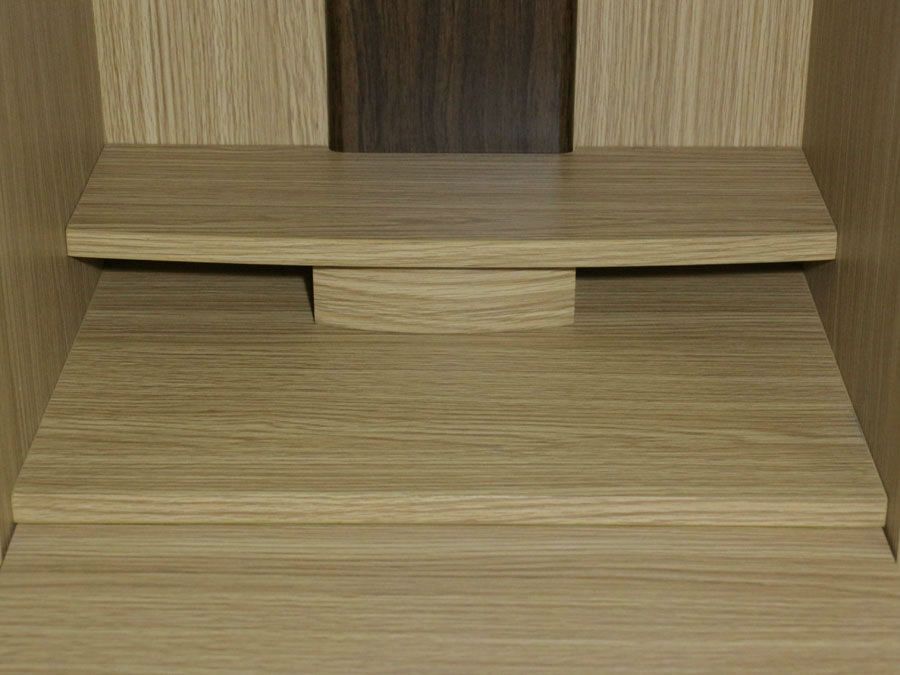ナラ調小型仏壇 高38cm