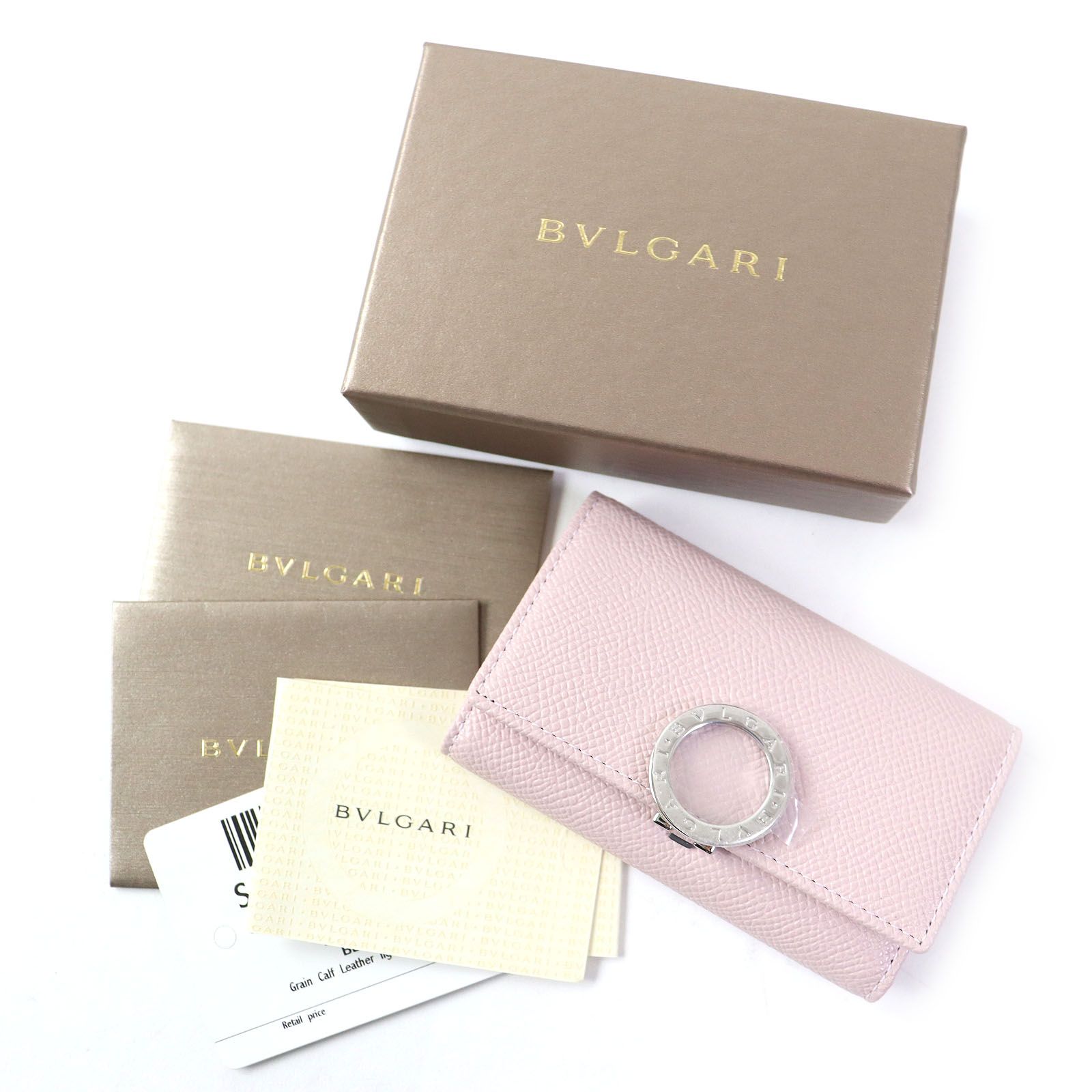 未使用品 BVLGARI ブルガリ 30424 ブルガリ ブルガリ グレインカーフ ...