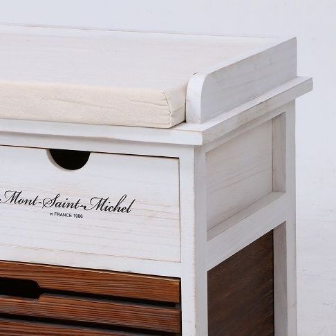 アンティークスタイル チェスト付 ベンチ 幅90cm チェア アンティーク 収納家具 おしゃれ