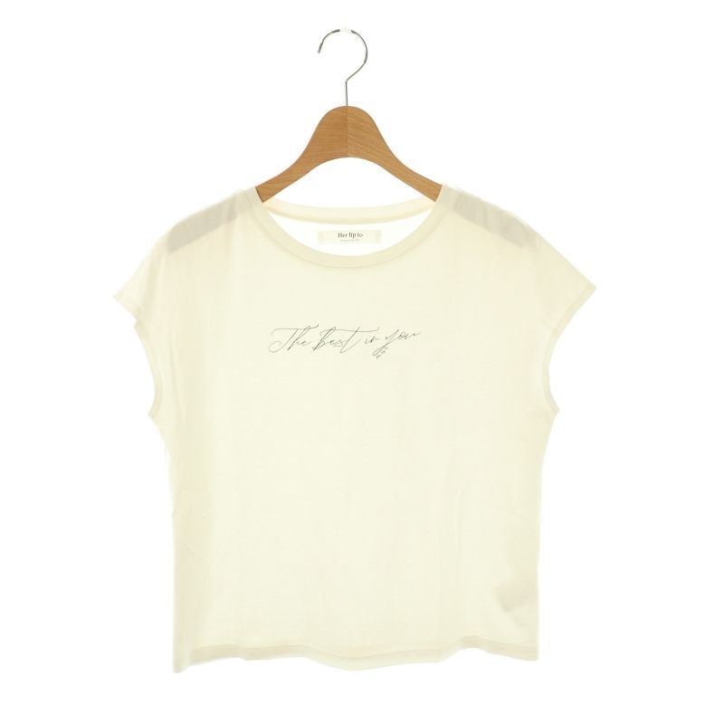 Her lip to The Best in you Tee オフホワイト M ハーリップトゥ Her lip to The Best in you Tee Tシャツ