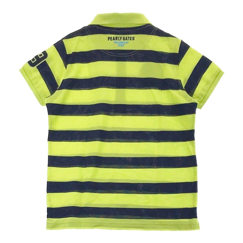パーリーゲイツ ボーダーポロシャツ 0 サイズ：0 PEARLY GATES パーリーゲイツ 半袖ポロシャツ