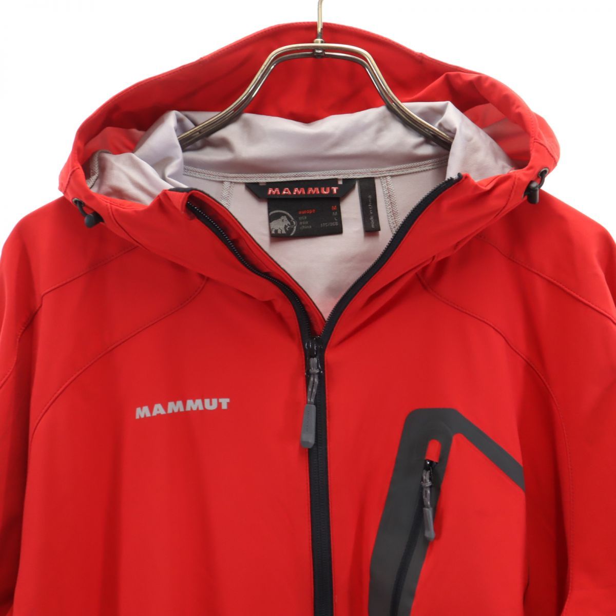 マムート アウトドア ナイロンジャケット M 黒 Mammut メンズ 古着 