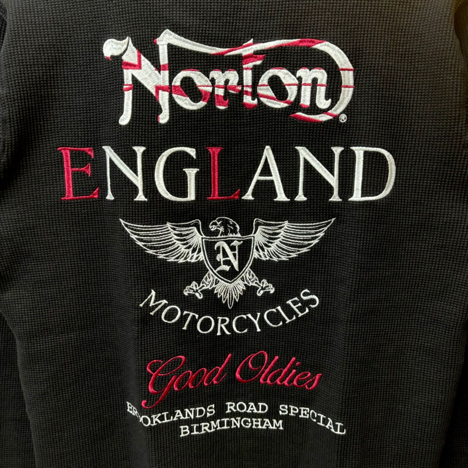 Norton サーマル刺繍ヘンリーネック長袖Tシャツ】ノートン 長袖 T 