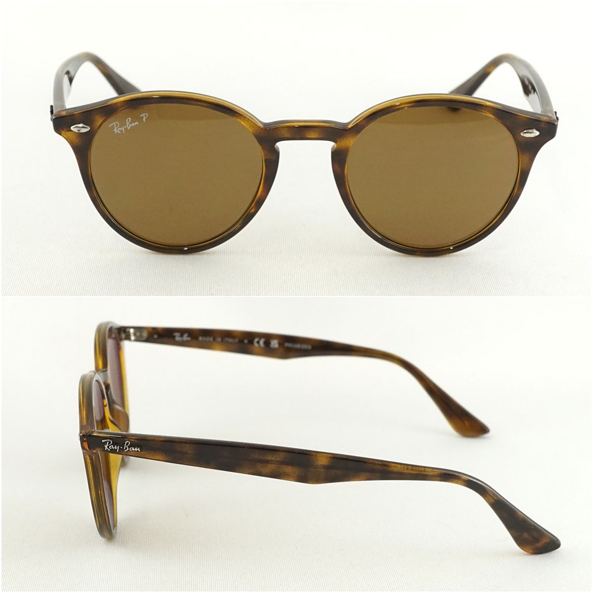 偏光サングラス RayBan RB2180 USED品 710/83 ブラウン系