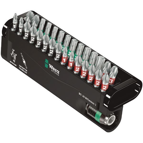 WERA ヴェラ 29本組 差込6.35mm Bi-Torsion ビットセット 057430 工具 ツール DIY 作業工具 道具