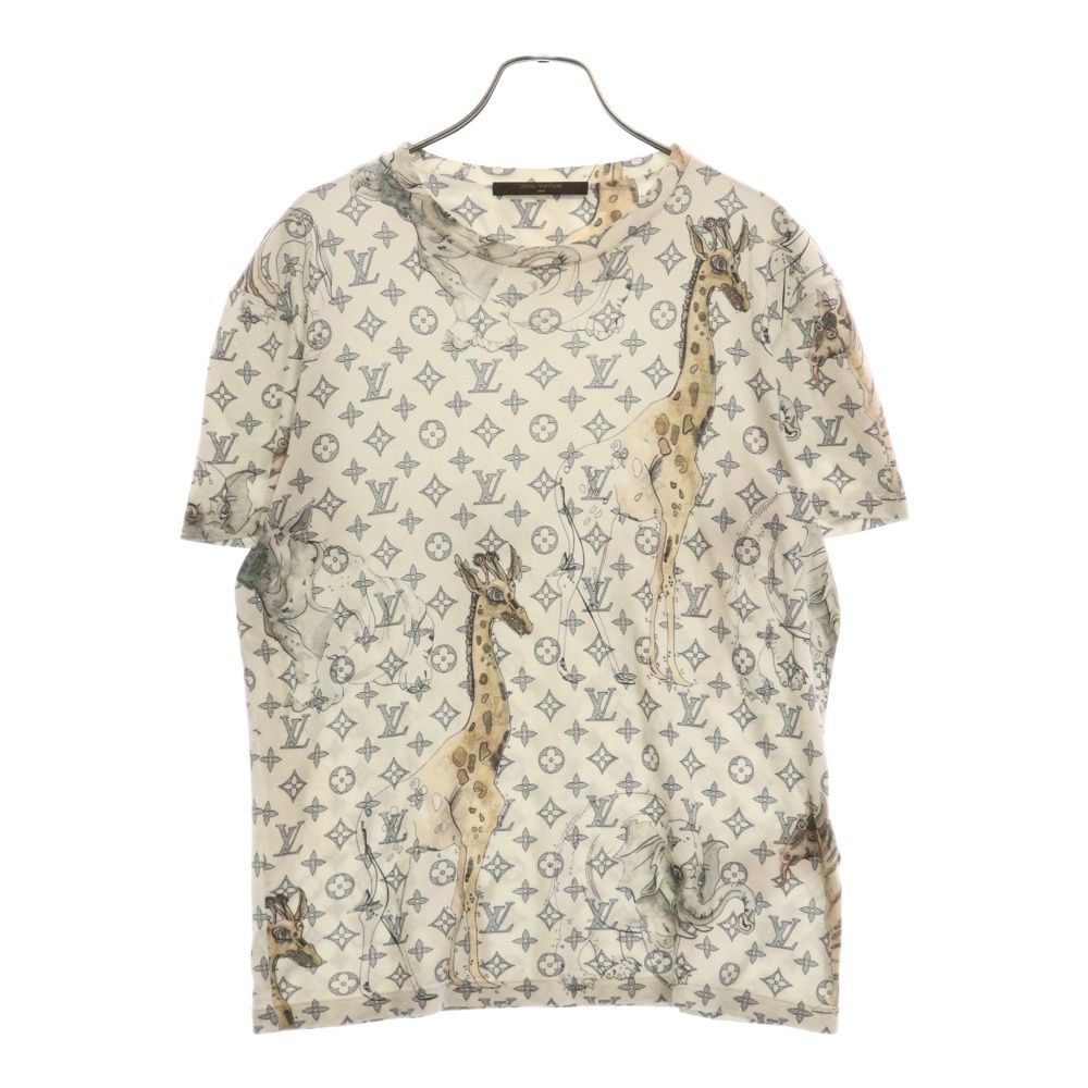 美品　希少　ヴィトン　チャップマンブラザーズロゴ刺繍 Tシャツ　S相当 美品 希少 ヴィトン チャップマンブラザーズロゴ刺繍 Tシャツ S